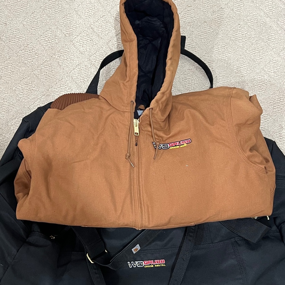 Carhartt Jacket and Duffle Bag Size XL